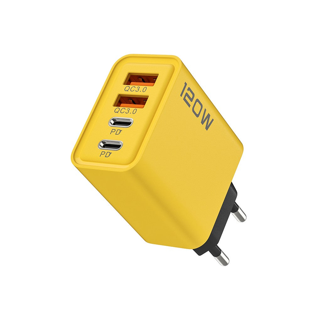 Carregador Turbo 120W PD - 4 Portas USB-C