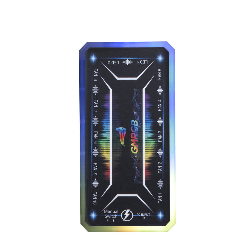 Kit Ventoinhas Cooler RGB 12cm para Gabinete PC Zelv Shield