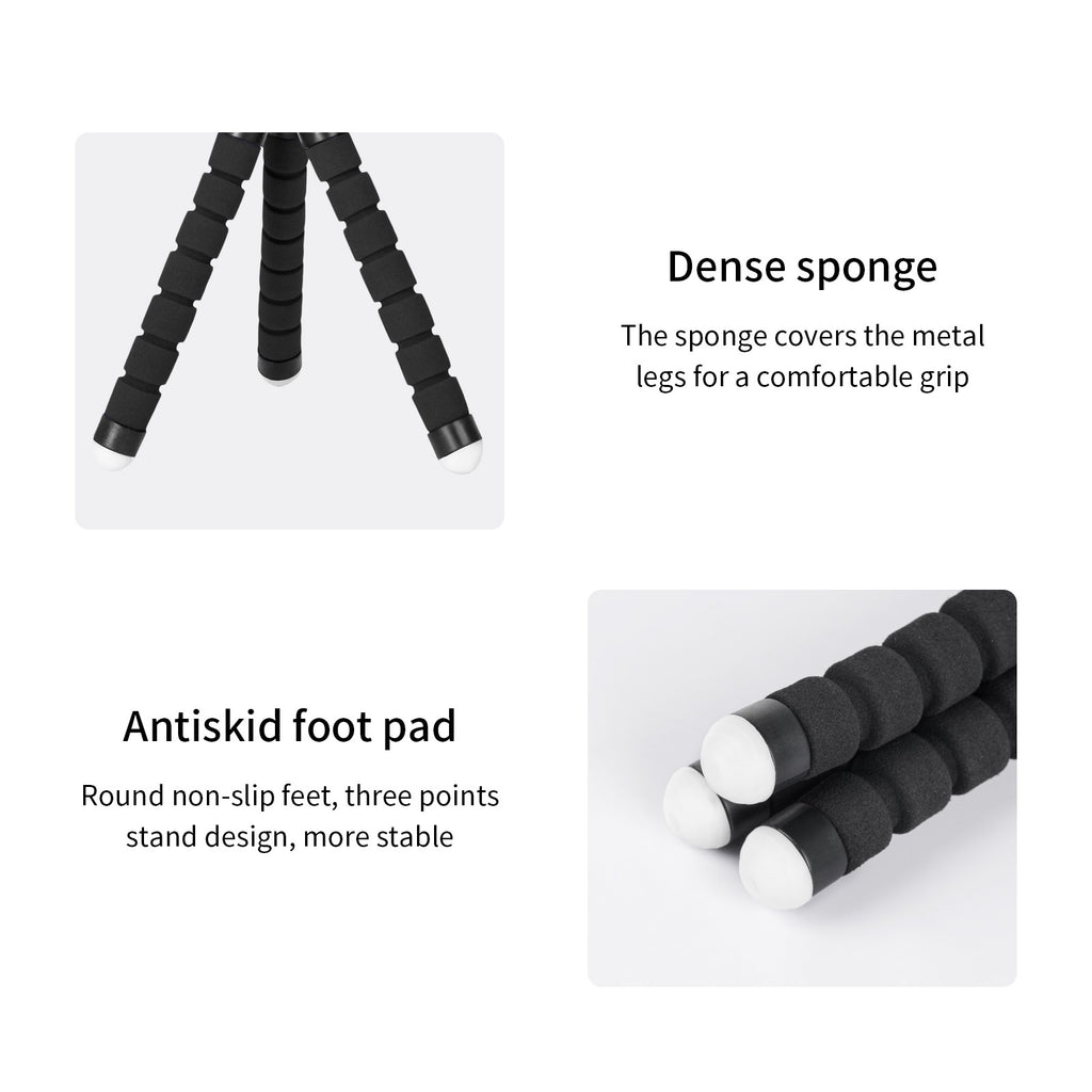Mini Tripé Flexível Articulado Tipo Polvo para Smartphone Zelv Shield