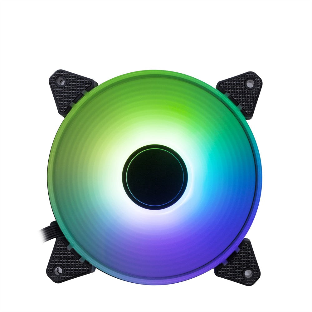 Kit Ventoinhas Cooler RGB 12cm para Gabinete PC Zelv Shield