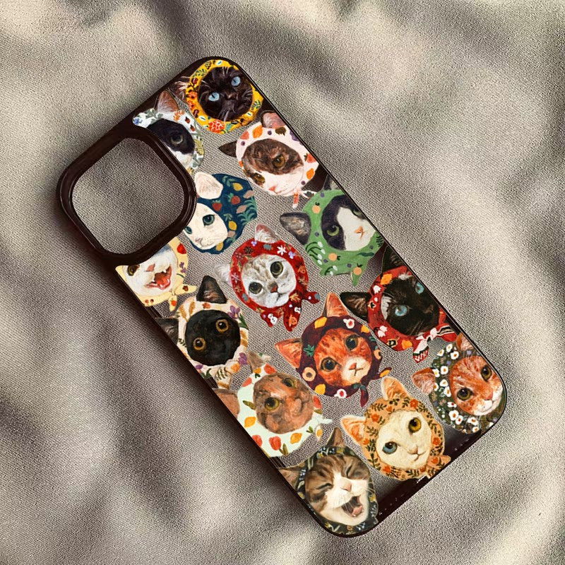 Capa Artística Collection Cats Zelv Shield - iPhone