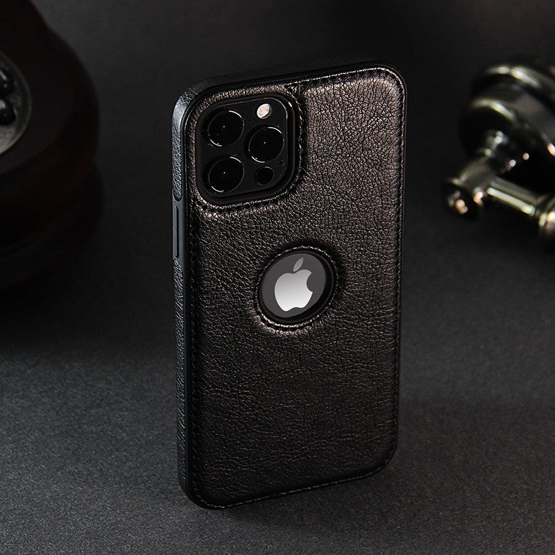 Capa Executiva em Couro PU Zelv Shield - iPhone