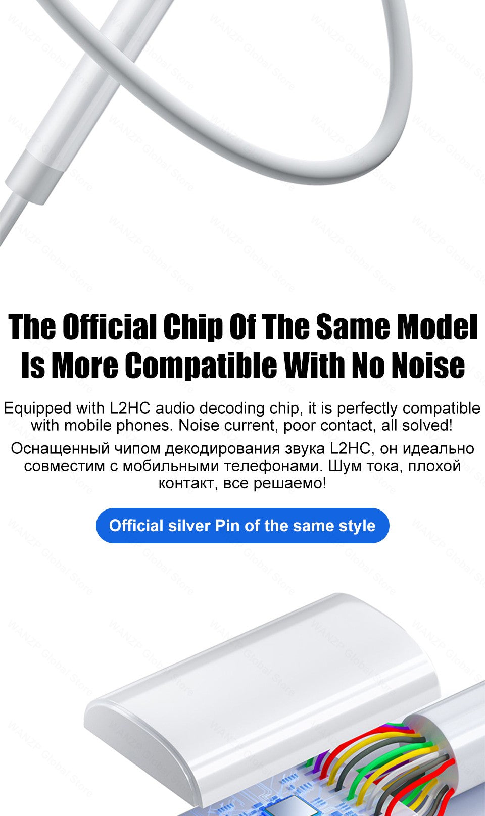Fone de Ouvido USB Tipo-C - Som HD & Microfone