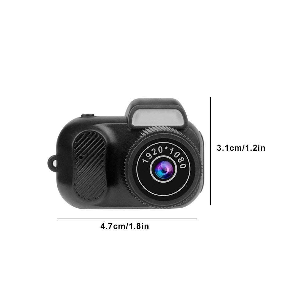 Mini Câmera Digital Retrô Portátil 1080P HD Zelv Shield