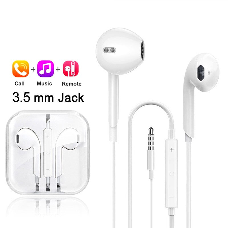 Fone de Ouvido USB Tipo-C - Som HD & Microfone
