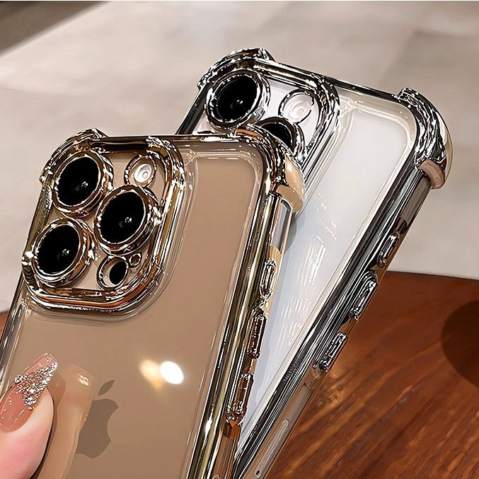 Capa Luxury Plating Airbag Zelv Shield - iPhone