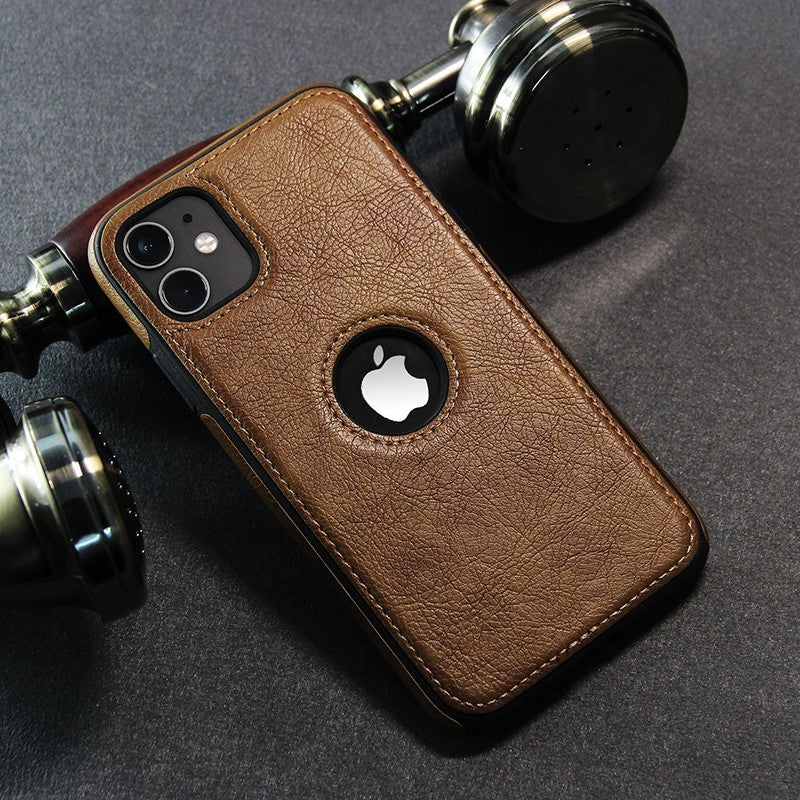 Capa Executiva em Couro PU Zelv Shield - iPhone