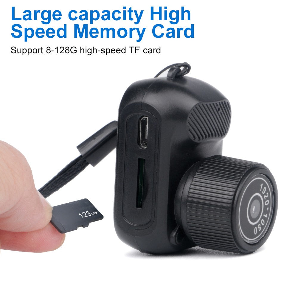 Mini Câmera Digital Retrô Portátil 1080P HD Zelv Shield