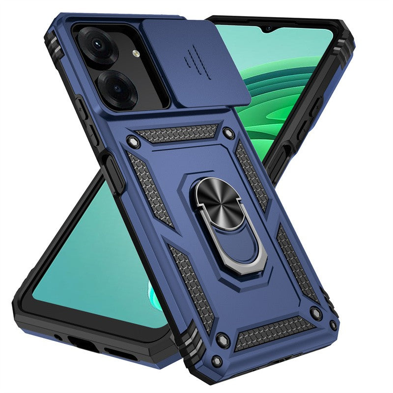 Capa Armor Slide Camera & Ring Holder Zelv Shield - Xiaomi Poco C65