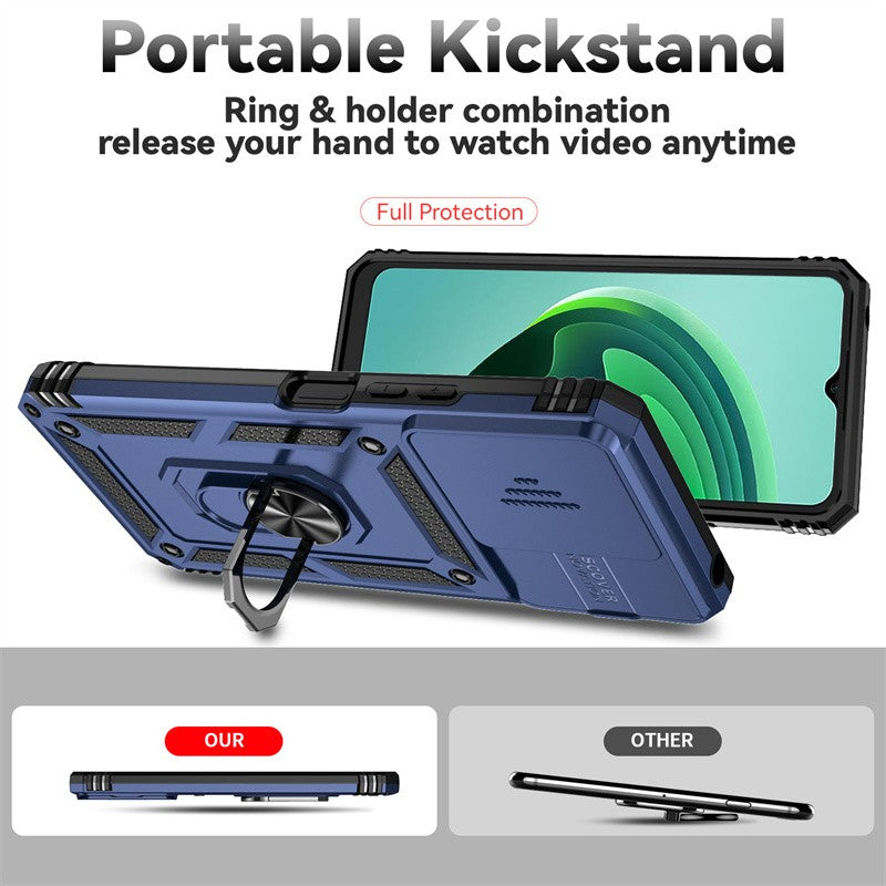 Capa Armor Slide Camera & Ring Holder Zelv Shield - Xiaomi Poco C65