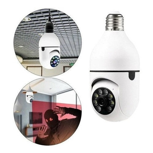 Câmera Lâmpada Espiã Segurança Wi-Fi 1080P Yoosee Zelv Shield
