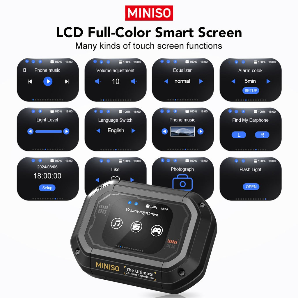 Fone Bluetooth MINISO M98 AI - Tradutor & OWS Sport