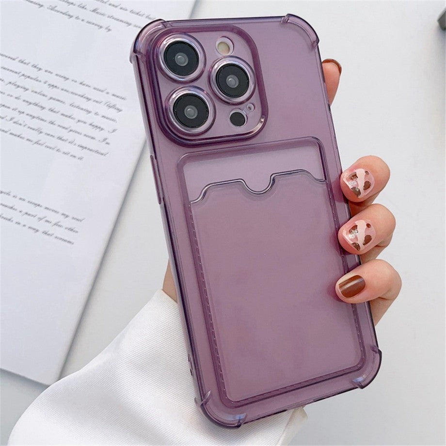 Capa Transparente Porta-Cartão Zelv Shield - iPhone