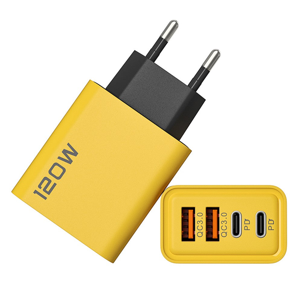 Carregador Turbo 120W PD - 4 Portas USB-C