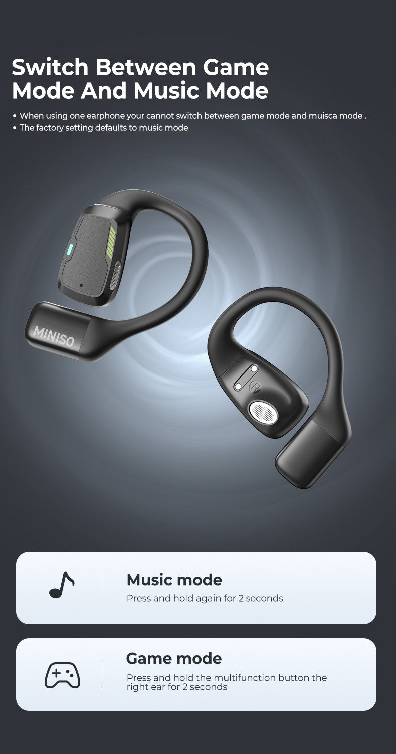 Fone Bluetooth MINISO M98 AI - Tradutor & OWS Sport