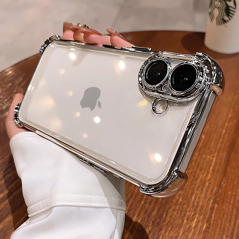 Capa Luxury Plating Airbag Zelv Shield - iPhone
