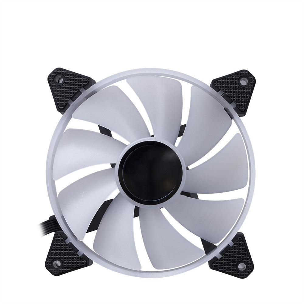 Kit Ventoinhas Cooler RGB 12cm para Gabinete PC Zelv Shield