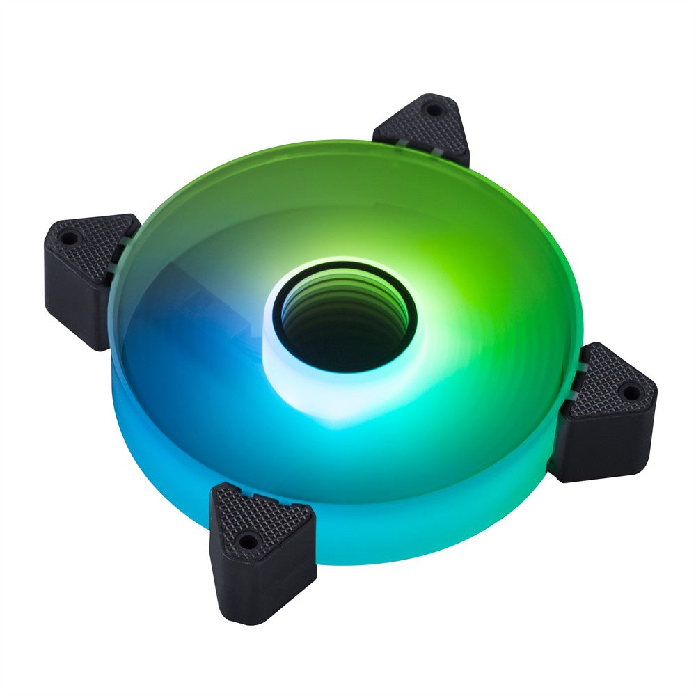 Kit Ventoinhas Cooler RGB 12cm para Gabinete PC Zelv Shield