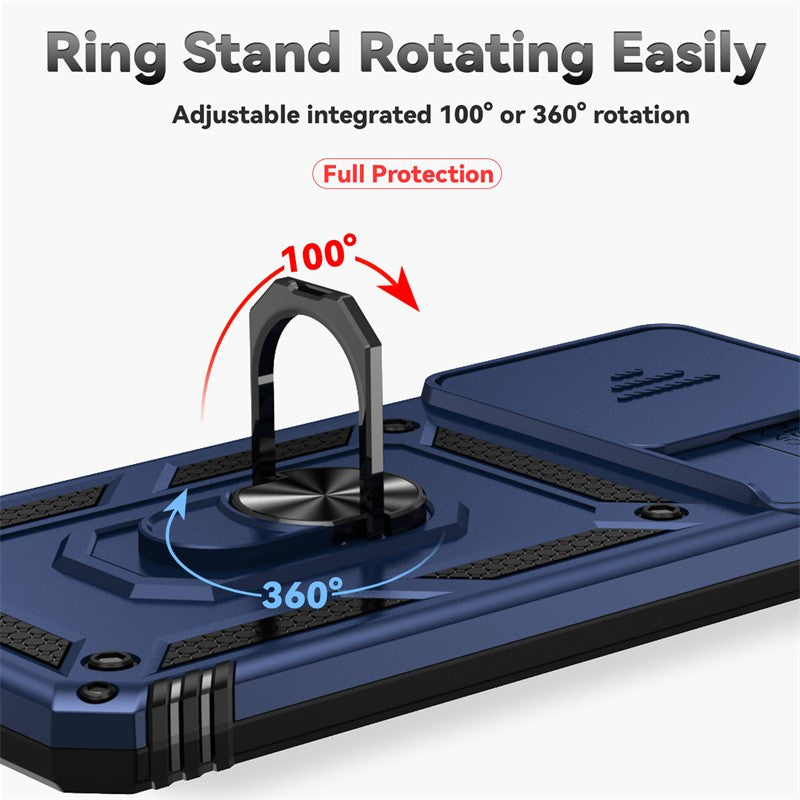 Capa Armor Slide Camera & Ring Holder Zelv Shield - Xiaomi Poco C65