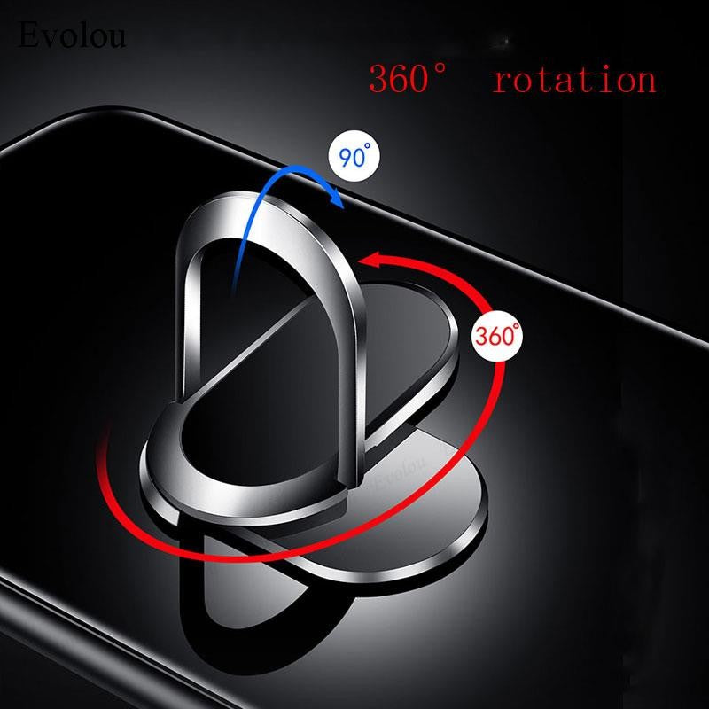 Capa Luxury Ring Glass & Strap Zelv Shield - Xiaomi