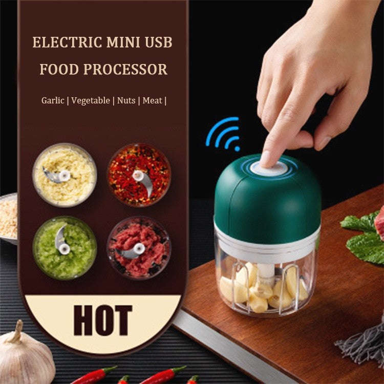 Mini Processador Triturador Elétrico Sem Fios 250ml Zelv Shield