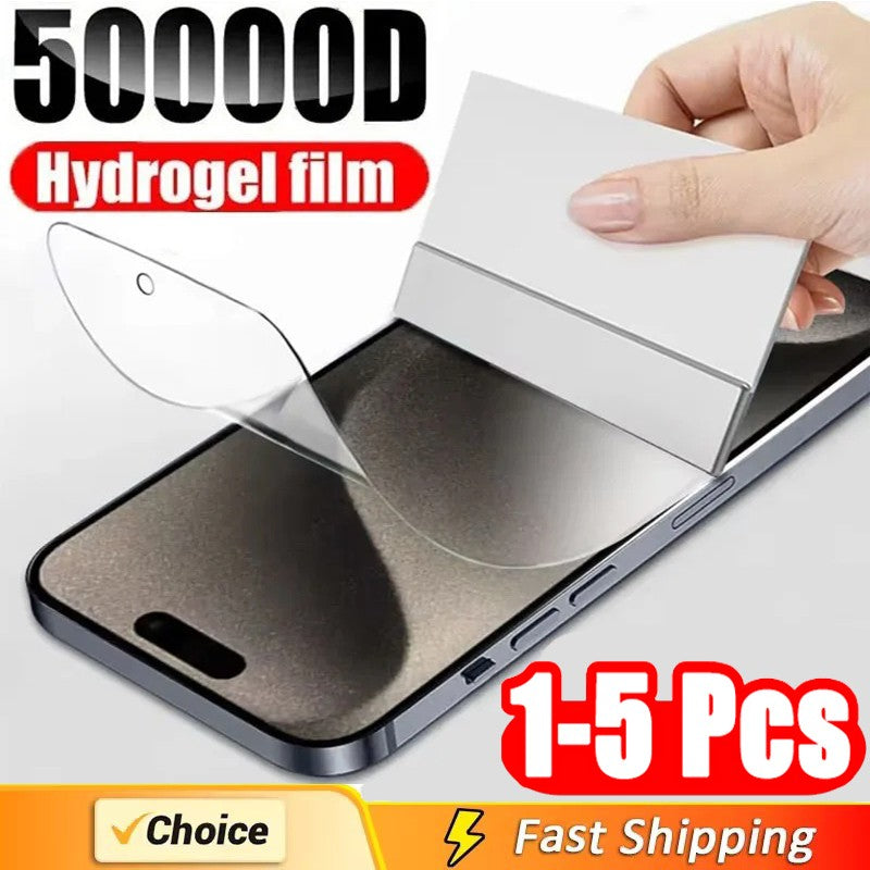 Película de Hidrogel Flexível Premium para iPhone