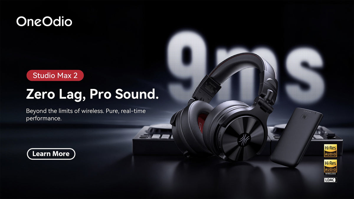 Headphone de Estúdio Hi-Fi com Fio & Microfone