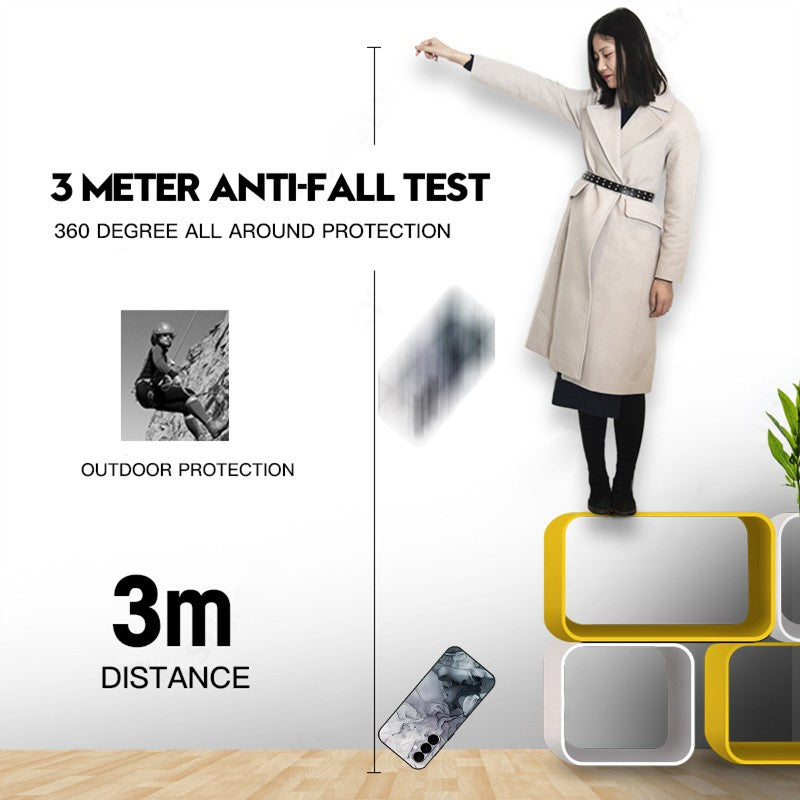 Capa Marble Elegance with Strap Zelv Shield - Samsung Galaxy