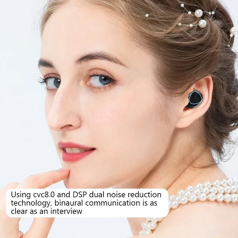 Fone Bluetooth M10 TWS - Display Digital LED & Microfone