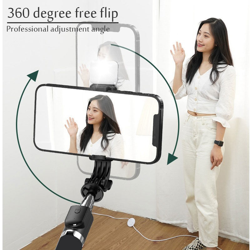 Bastão de Selfie Bluetooth Portátil Retrátil Multifuncional 103CM com Suporte pa