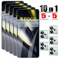 Kit 5 em 1 Película de Hidrogel e Lente para Xiaomi POCO