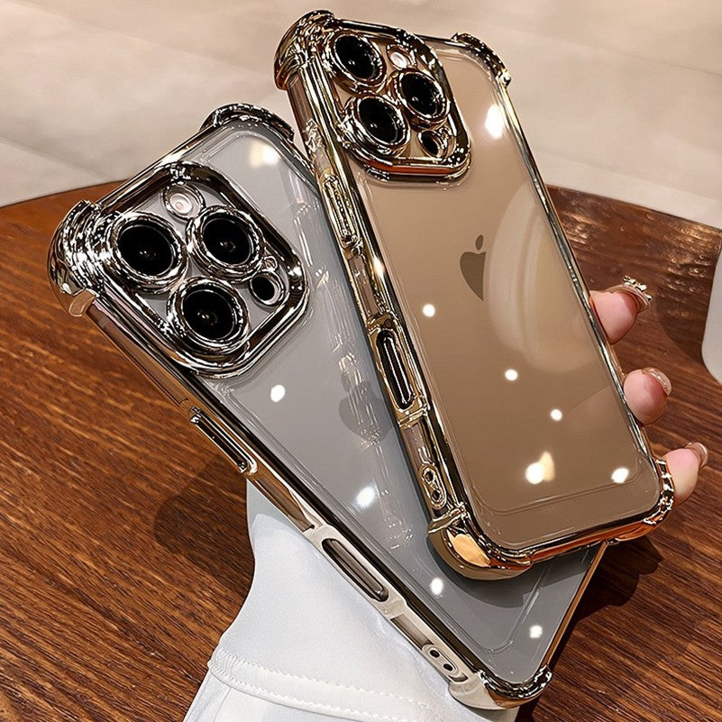 Capa Luxury Plating Airbag Zelv Shield - iPhone