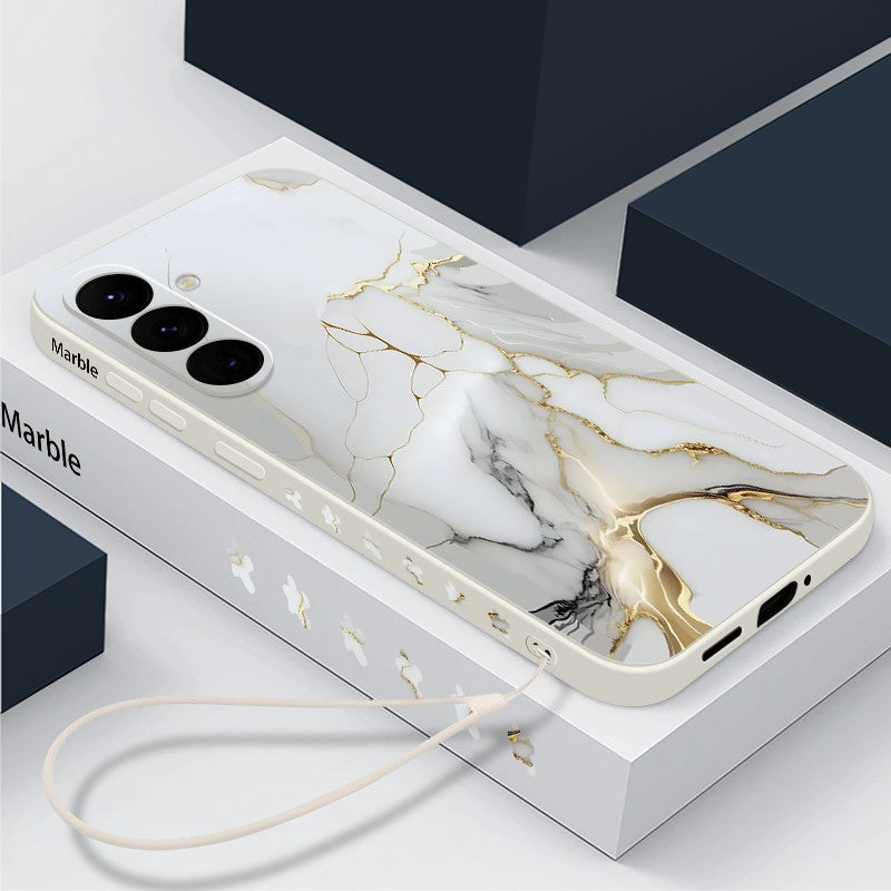 Capa Marble Elegance with Strap Zelv Shield - Samsung Galaxy