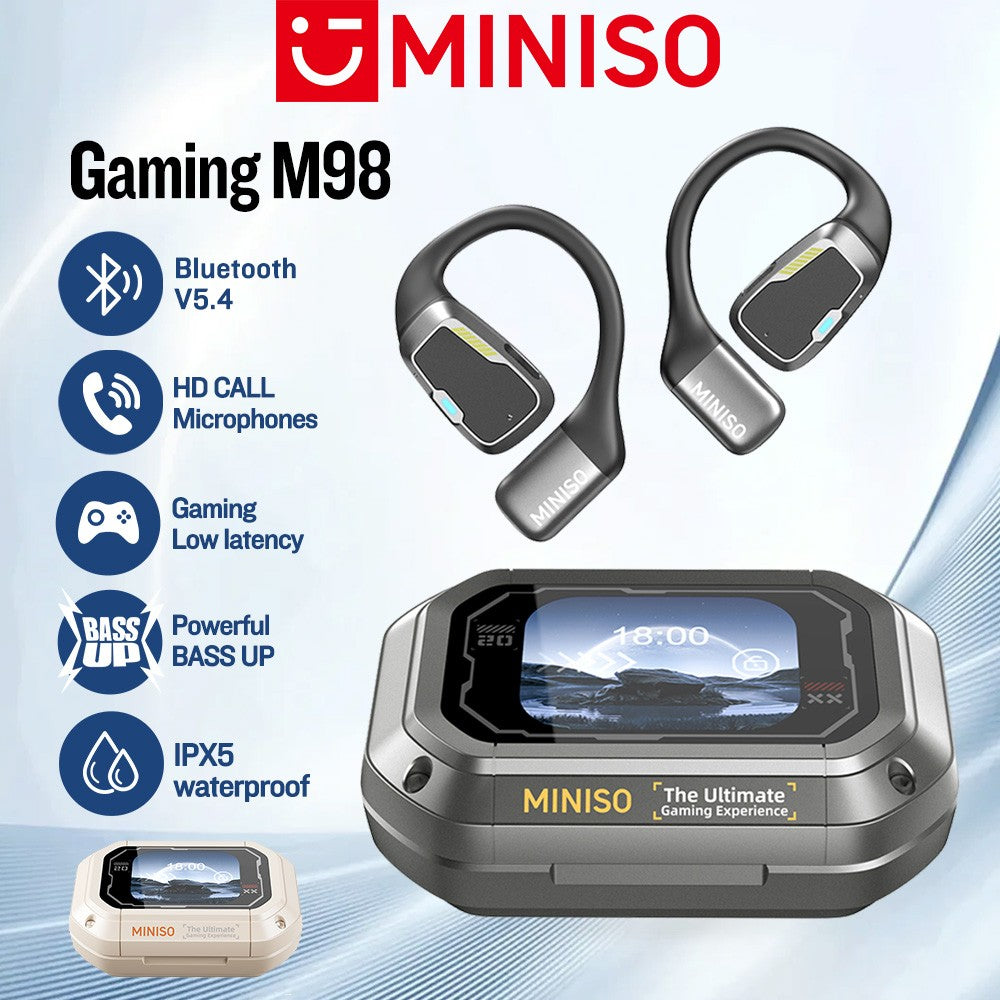 Fone Bluetooth MINISO M98 AI - Tradutor & OWS Sport