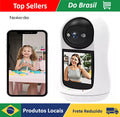 Câmara de Vídeo Chamada Wi-Fi com Ecrã e Visão Noturna Zelv Shield