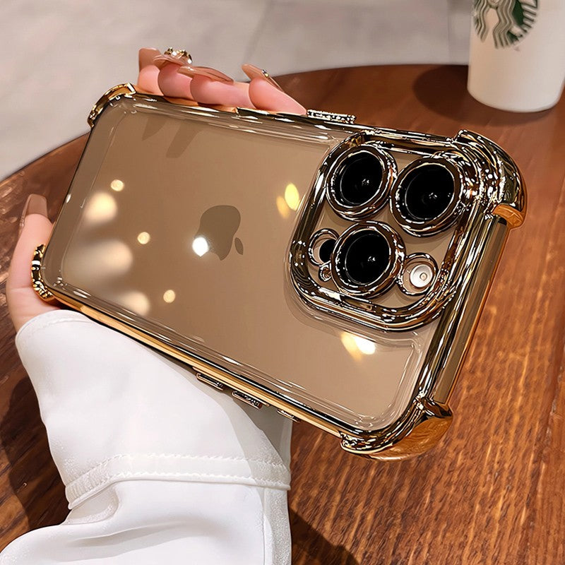 Capa Luxury Plating Airbag Zelv Shield - iPhone
