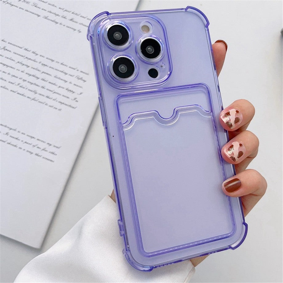 Capa Transparente Porta-Cartão Zelv Shield - iPhone