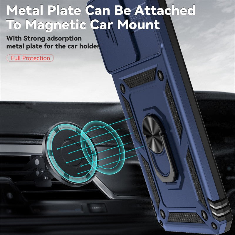 Capa Armor Slide Camera & Ring Holder Zelv Shield - Xiaomi Poco C65