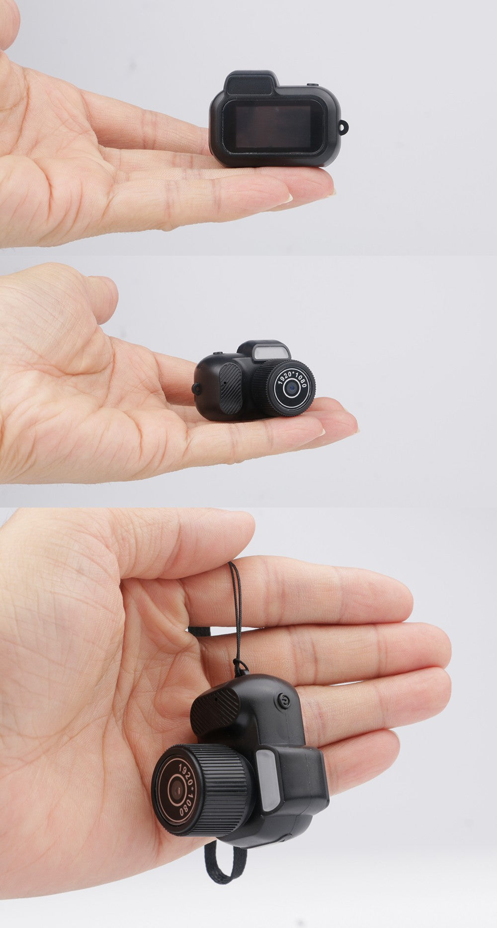 Mini Câmera Digital Retrô Portátil 1080P HD Zelv Shield