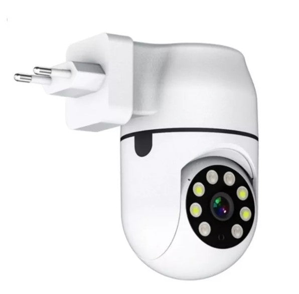 Câmera de Segurança Wi-Fi com Plug de Tomada Visão Noturna Zelv Shield