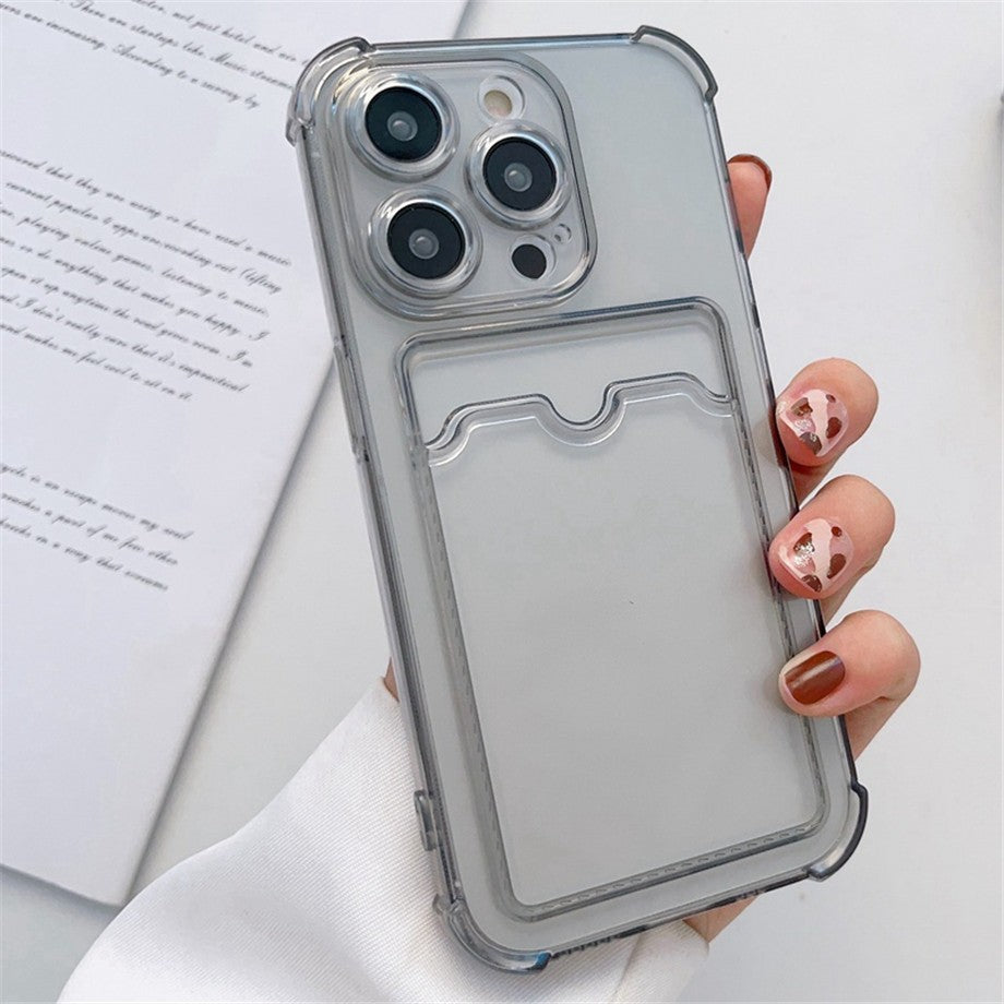 Capa Transparente Porta-Cartão Zelv Shield - iPhone