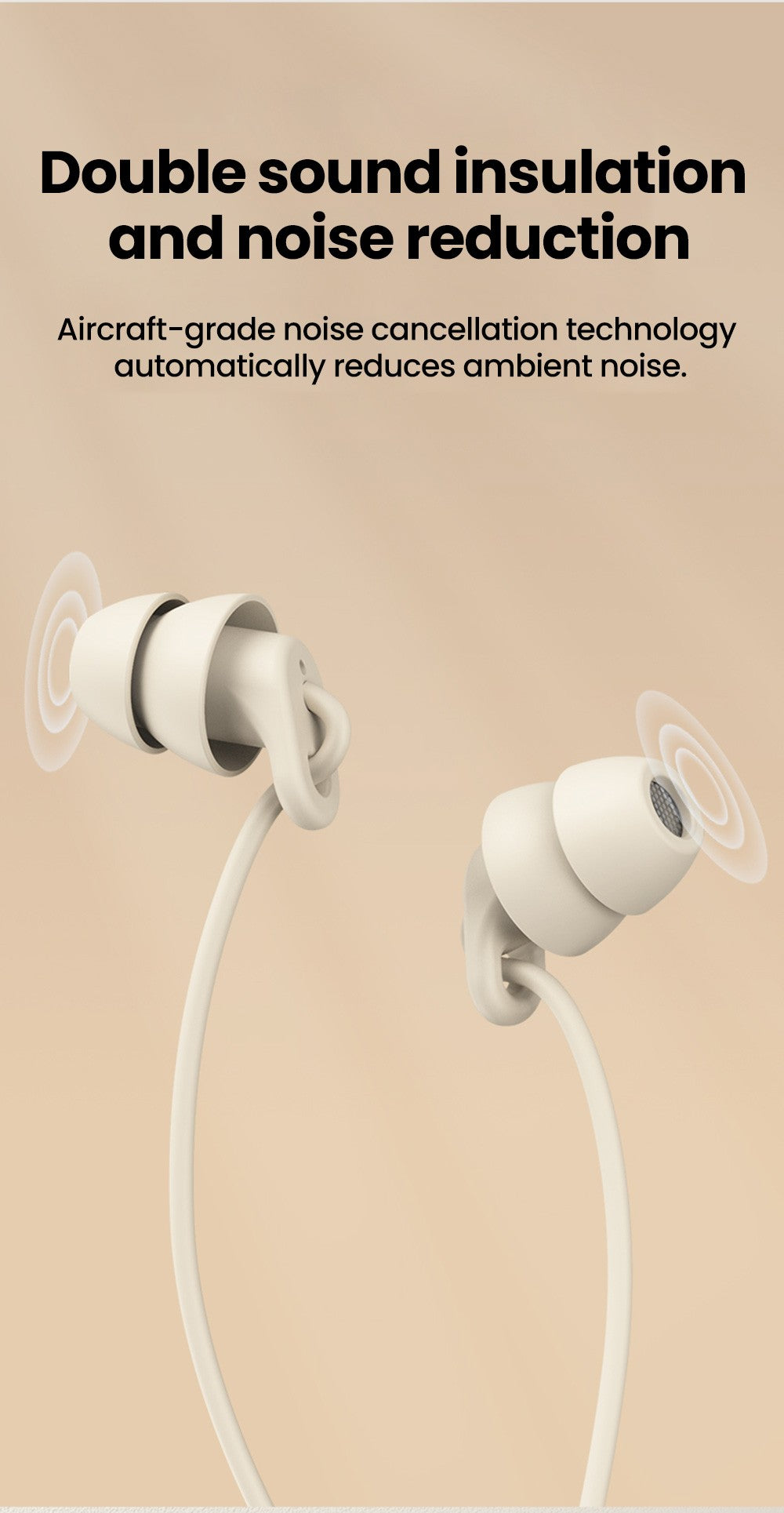 Fone de Ouvido Soft Silicone Sleep Pro