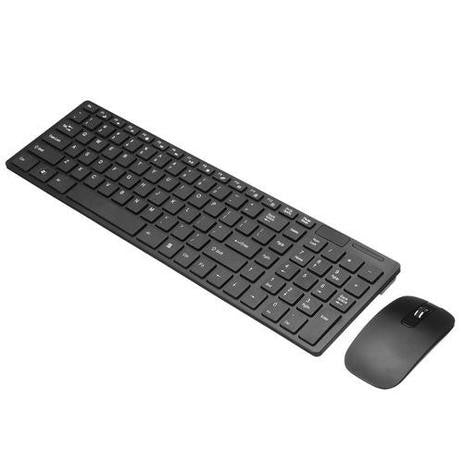 Conjunto Teclado e Rato Sem Fios Ultra-Fino 2.4GHz Zelv Shield