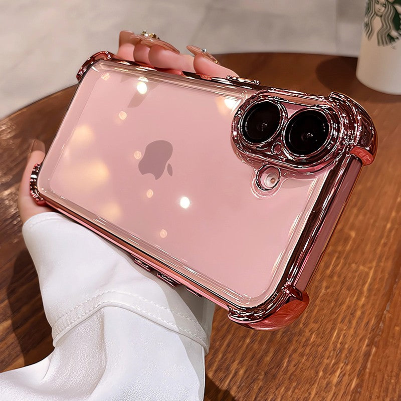 Capa Luxury Plating Airbag Zelv Shield - iPhone