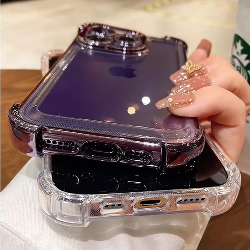 Capa Luxury Plating Airbag Zelv Shield - iPhone