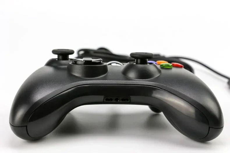 Controle USB com fio para Xbox 360, controle de jogos para PC, joystick portátil