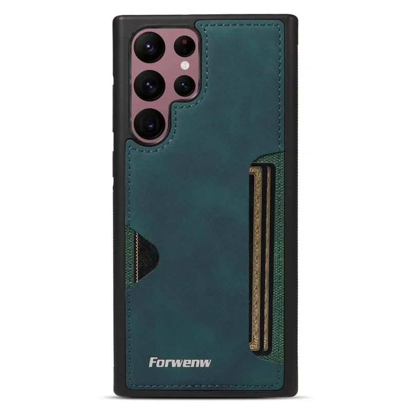Capa Executive Retro Leather Card Slot Zelv Shield - Samsung Galaxy