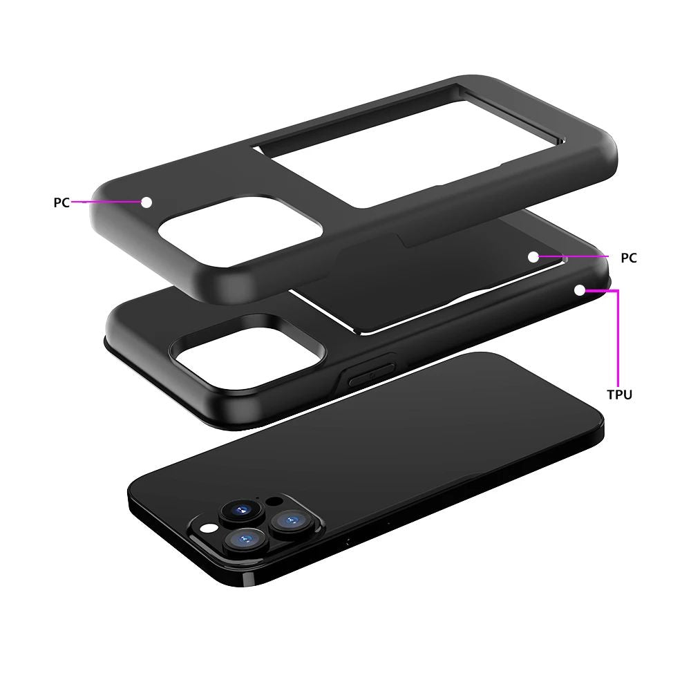 Capa Carteira Slot Card Zelv Shield - iPhone