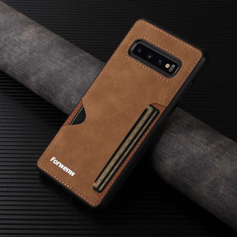 Capa Executive Retro Leather Card Slot Zelv Shield - Samsung Galaxy