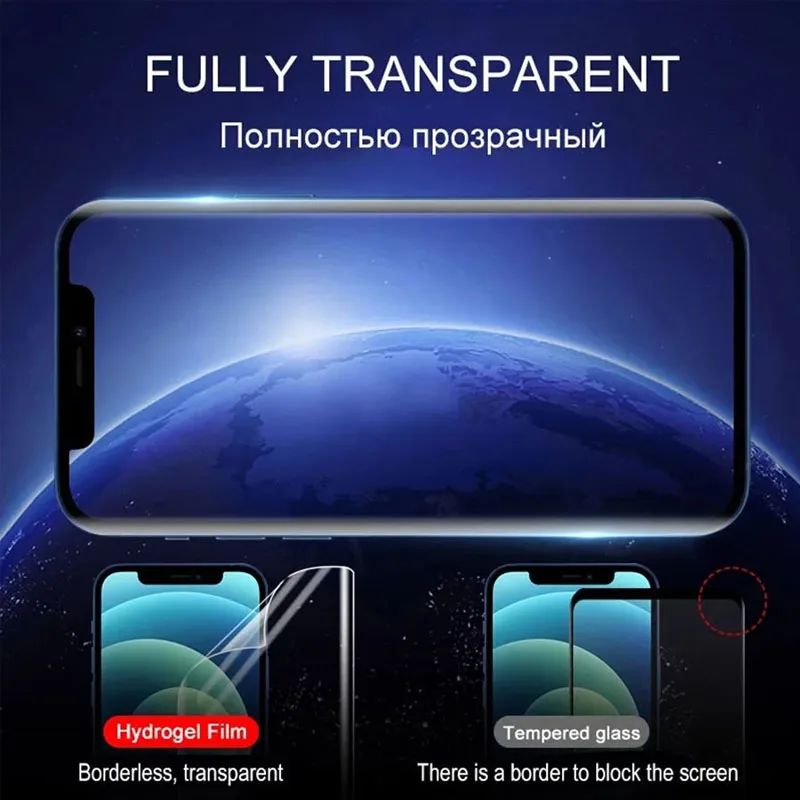 Película de Hidrogel Flexível Premium para iPhone